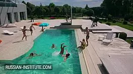 house party turned wild with alyssa reece in a hot threesome ride