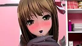 动漫18岁少女在厨房硬核场景中深喉