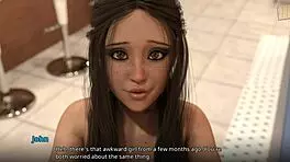 Jamie and Shauna share passionate kiss in animated scene