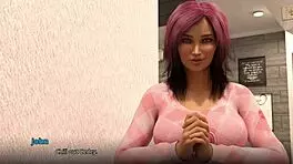 Jamie and Shauna share passionate kiss in animated scene