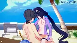 pecorine and karyl intense sex in 3d hentai