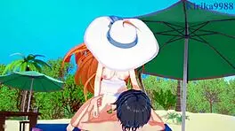 pecorine and karyl intense sex in 3d hentai