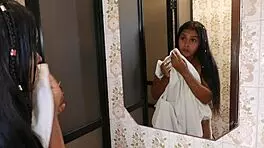Booty shaking Brazilian twin sisters give intense blowjob.