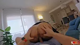 weekend with stepmom ends with cum deep in her pussy