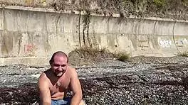 five guys cum on silly teen 18+ after anal and blowjob