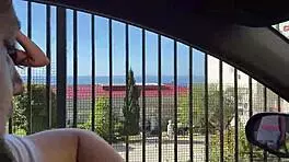 five guys cum on silly teen 18+ after anal and blowjob