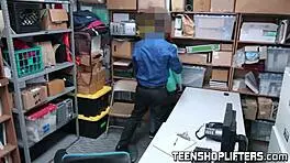 Redhead teen 18+ Ornella Morgan rides police dick for facial.