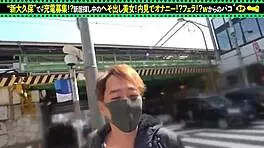 Young Asian babe masturbates in toilet, gets intense blowjob and creampie sex.