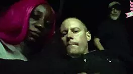 Teen gets facial in tight cinema pussy.