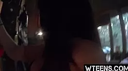 Horny Teen 18+ Sally Squirtz Enjoys Intense Bound Fucking And Squirting