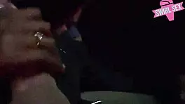 Teen gets facial in tight cinema pussy.