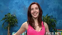 hot 18-year-old girl gets screwed hard by massage therapist in nuru session