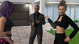 Football star gives blowjob in pov hentai scene.