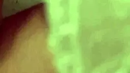 Blonde teen slut feels intense pleasure from two big cocks in anal threesome.