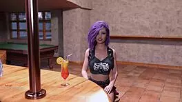 Football star gives blowjob in pov hentai scene.