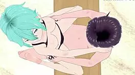 Asuna Yuuki and Sinon Shino Asada Engage in Intense Sex in Sword Art Online Hentai