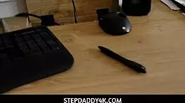 Blonde Stepdaughter Gives Thanks On Thanksgiving