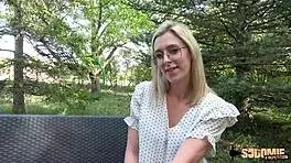 Alrox, this young French slut gets pounded hard outdoors! 😈