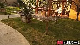 Stepdaughter Sucks Big Cock Hard!