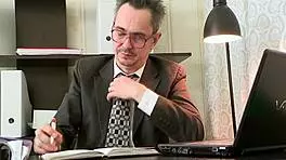 Hottie is having wild trio with stud and old teacher