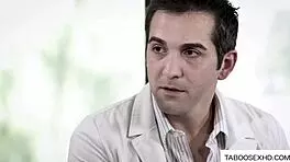 This sexy teen gets fingered by her doctor in a taboo session.