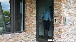 Mina says, 'I'm riding your big cock so hard, partner.'