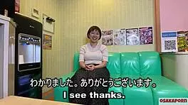 G-cup Japanese beauty struggles but delivers steamy titty fuck