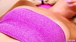 Sexy blonde amateur gets assfucked by daddy in pov interview