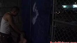 Real Teen Tastes Cum After Stranded Pickup