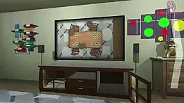 Fat anime girl rides big cock