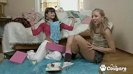 Do sexy teen 18+s lick each other?