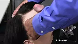 i was hammering that blue eyed suspect from behind so hard!