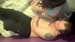 Intense fucking with petite brunette on our first date