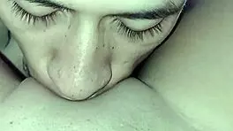 Teen moans as tongue licks her clit and pussy!