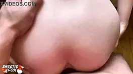 Fox Maid Cosplay Girl Gives Blowjob and Hard Doggystyle in Kitchen