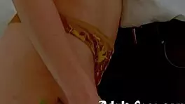 blowjob and assfucking with toys in this freaky scene