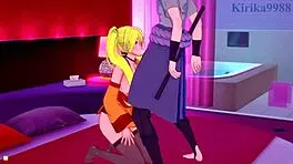 sakura haruno and naruko uzumaki and sasuke uchiha intense sex - naruto hentai