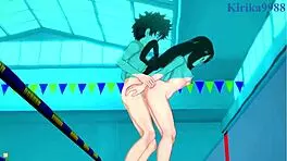 rumi usagiyama mirko tsuyu asui izuku midoriya creampie hentai