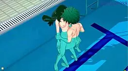 rumi usagiyama mirko tsuyu asui izuku midoriya creampie hentai