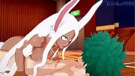 rumi usagiyama mirko tsuyu asui izuku midoriya creampie hentai