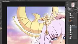 Feel The Passion As Busty Athena's Huge Boobs Dominate In This Hentai Scene.