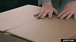 lesbian boss says, 'i give in to my desires with petite intern haley reed'