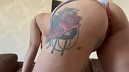 beautiful pregnant blonde teen 18+ masturbates her pussy and tits