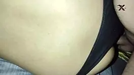 Teen 18+ Rides Hard in Homemade POV Clip