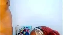 Slutty Latina Model Sucks Hardcore On Webcam