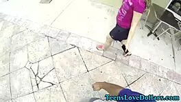 jizzed teen money in outdoor reality