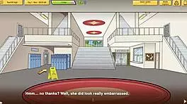 milf teacher shows panties in upskirt scene!