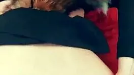 Redhead Babe Gives Intense Deepthroat Blowjob, Fingers Pussy To Orgasm In Lingerie POV.