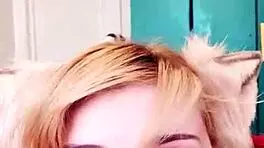 Redhead Babe Gives Intense Deepthroat Blowjob, Fingers Pussy To Orgasm In Lingerie POV.