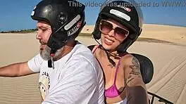 First Time Teen Fucked Outdoors On Canoa Quebrada Beach